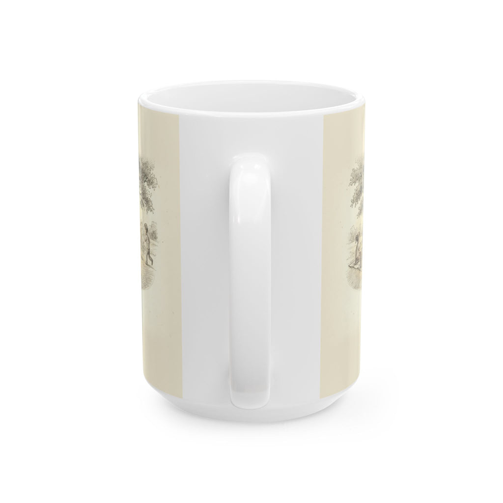 Work-Life Balance Ceramic Coffee Mug — Deadpan Ironic Office Humor Mug (11oz, 15oz)