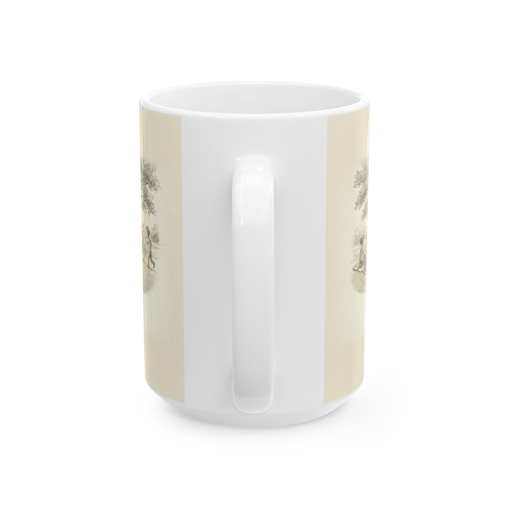 Work-Life Balance Ceramic Coffee Mug — Deadpan Ironic Office Humor Mug (11oz, 15oz)