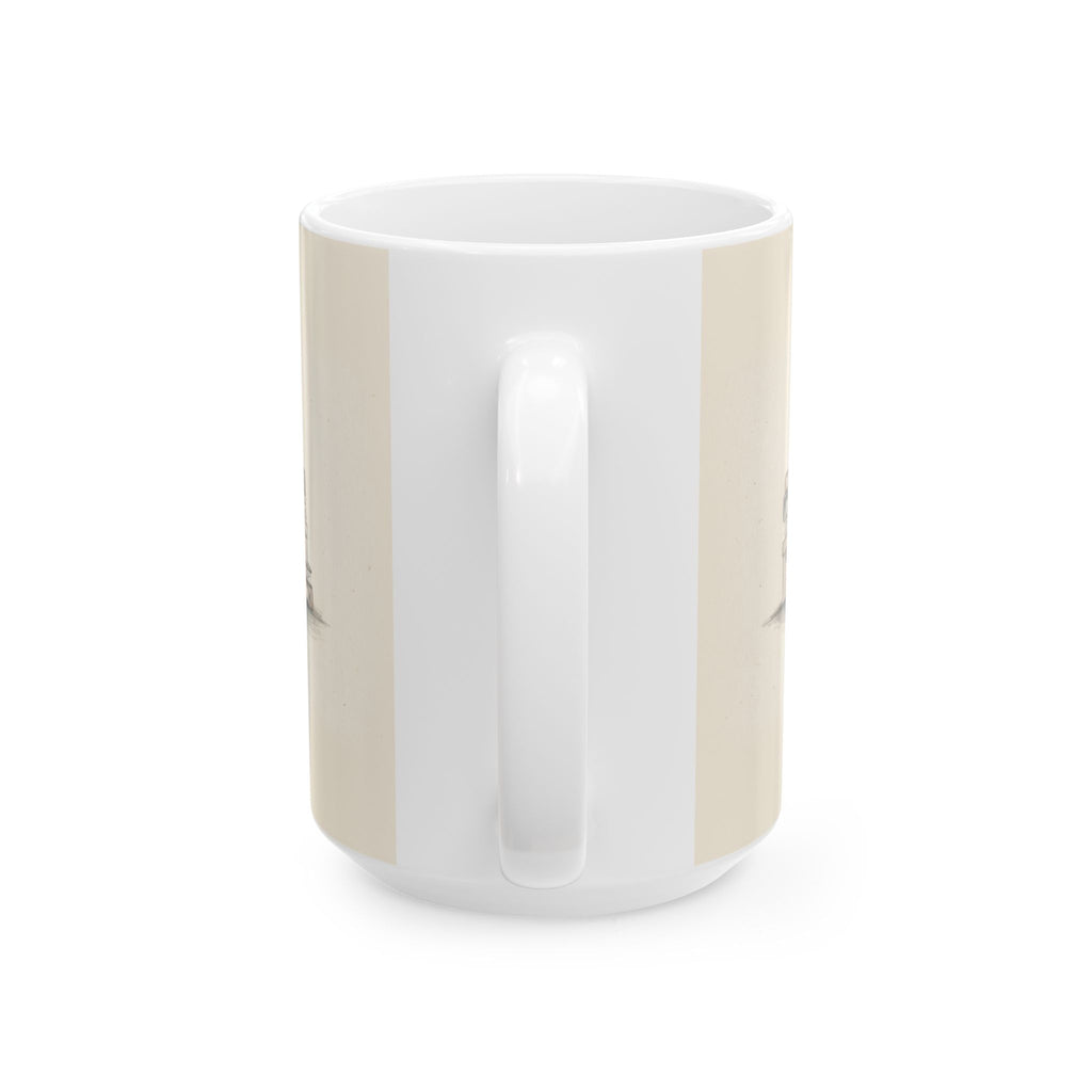 Crushing It Ceramic Coffee Mug — Deadpan Ironic Office Hustle Mug (11oz, 15oz)