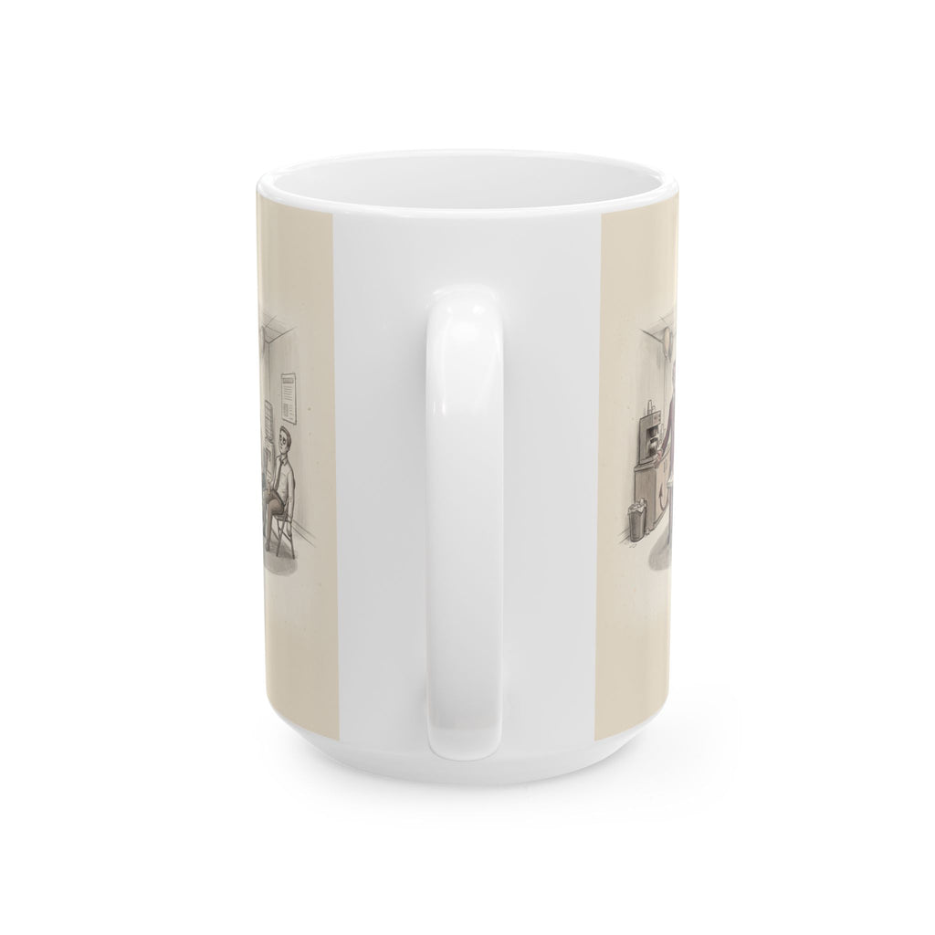 Mandatory Fun Ceramic Coffee Mug — Funny Forced Office Party Humor Mug (11oz, 15oz)