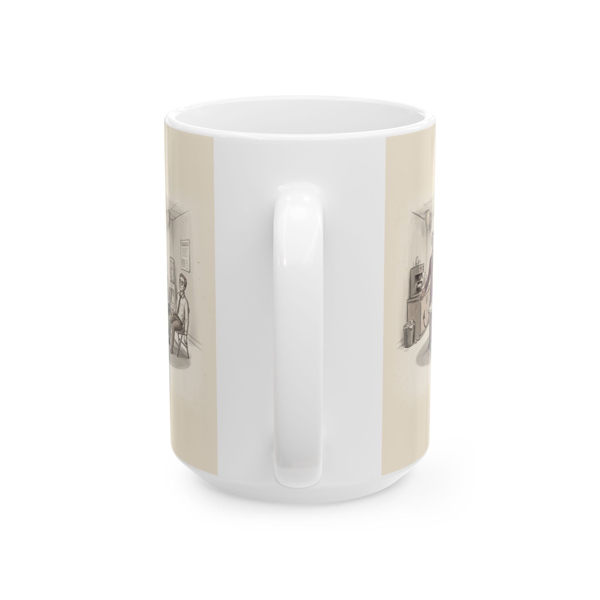 Mandatory Fun Ceramic Coffee Mug — Funny Forced Office Party Humor Mug (11oz, 15oz)