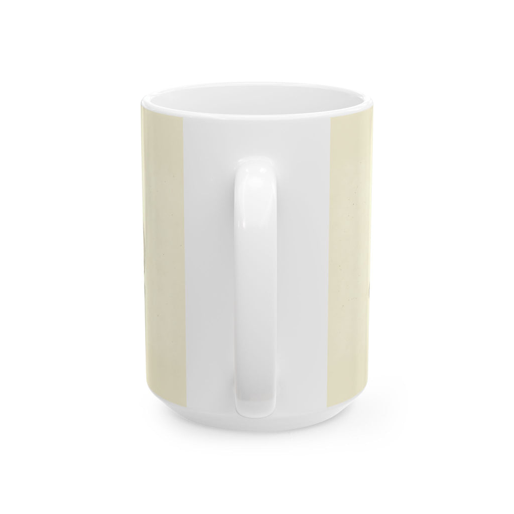 Coffee. Ceramic Coffee Mug — Minimalist Deadpan One-Word Office Mug (11oz, 15oz)