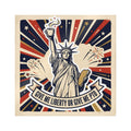 GIVE ME LIBERTY OR GIVE ME PTO. — Statue of Liberty Die-Cut Sticker · Office Humor