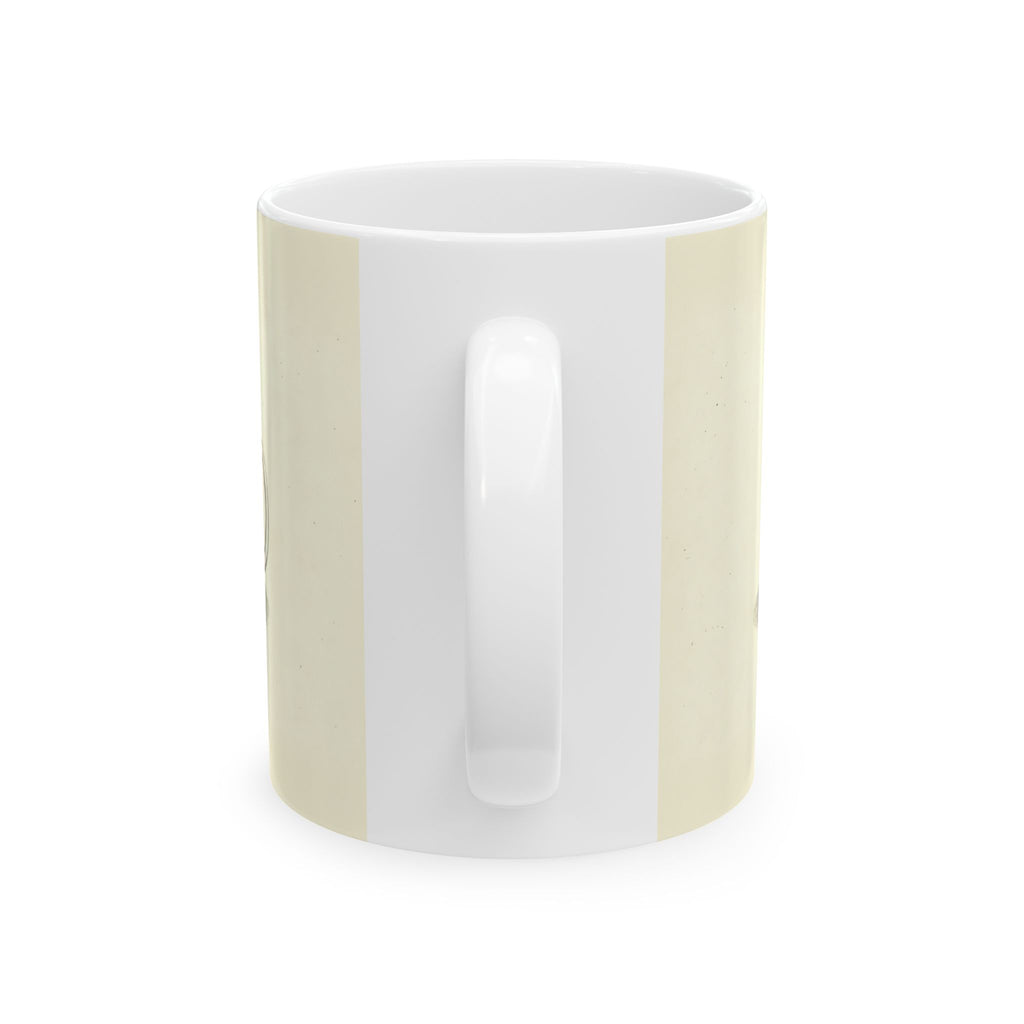 Coffee. Ceramic Coffee Mug — Minimalist Deadpan One-Word Office Mug (11oz, 15oz)