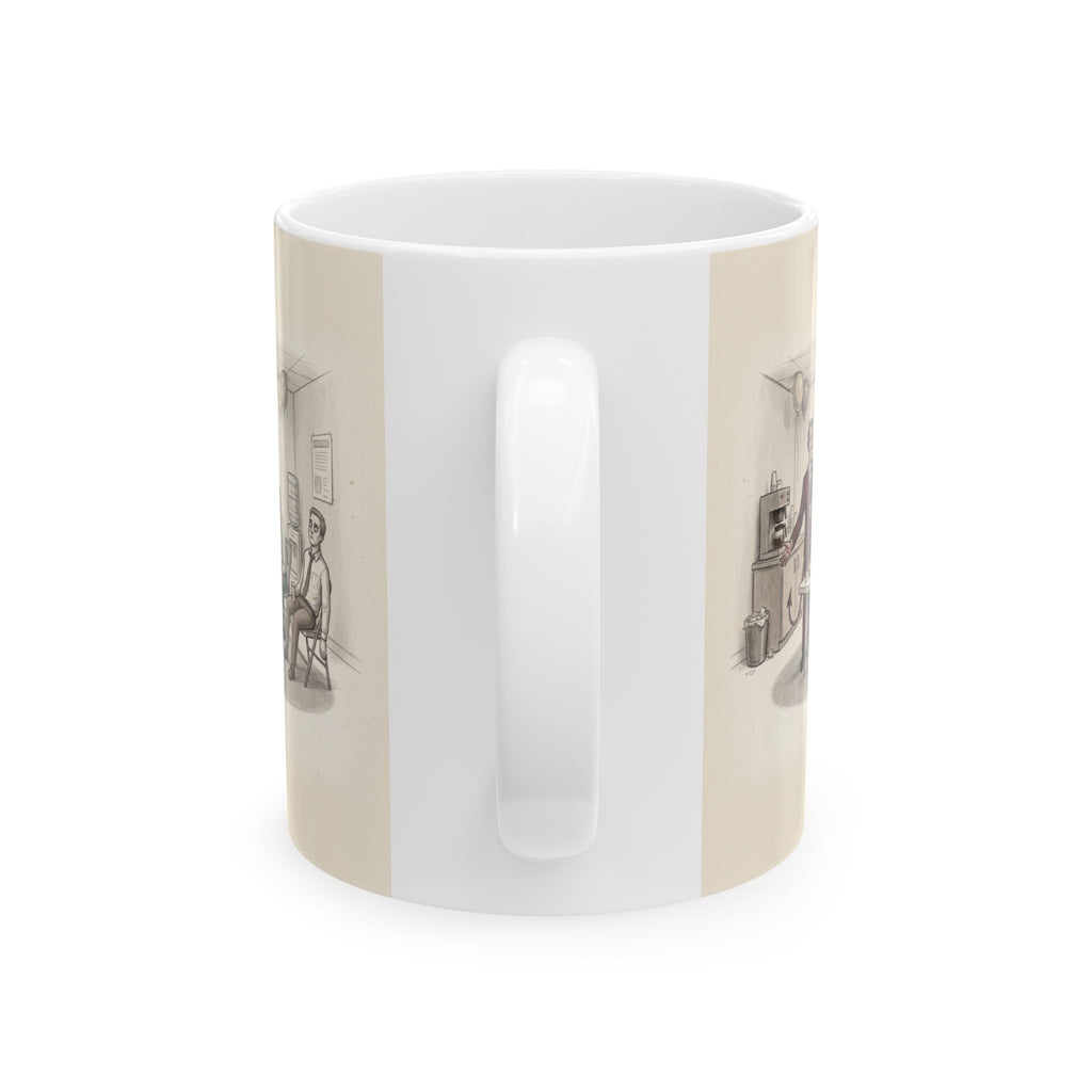 Mandatory Fun Ceramic Coffee Mug — Funny Forced Office Party Humor Mug (11oz, 15oz)