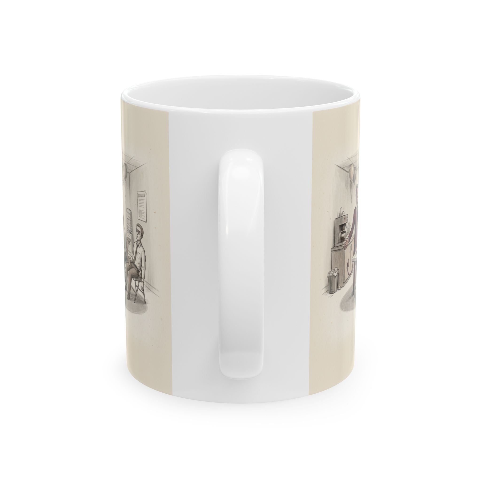 Mandatory Fun Ceramic Coffee Mug — Funny Forced Office Party Humor Mug (11oz, 15oz)