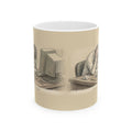 Living the Dream Ceramic Coffee Mug — Deadpan Office Burnout Humor Mug (11oz, 15oz)