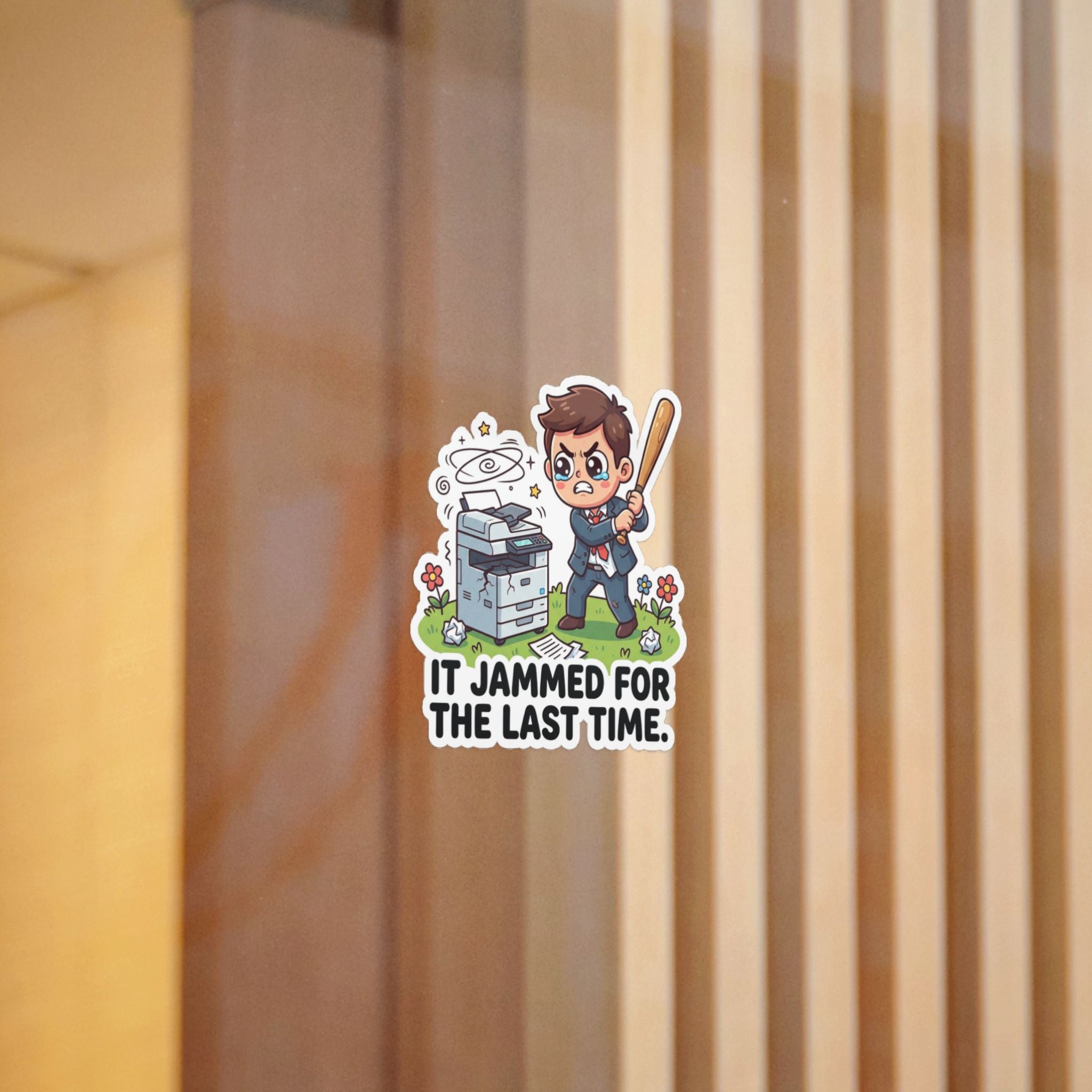 PRINTER EXECUTION. — Printer Execution Die-Cut Sticker · Office Humor