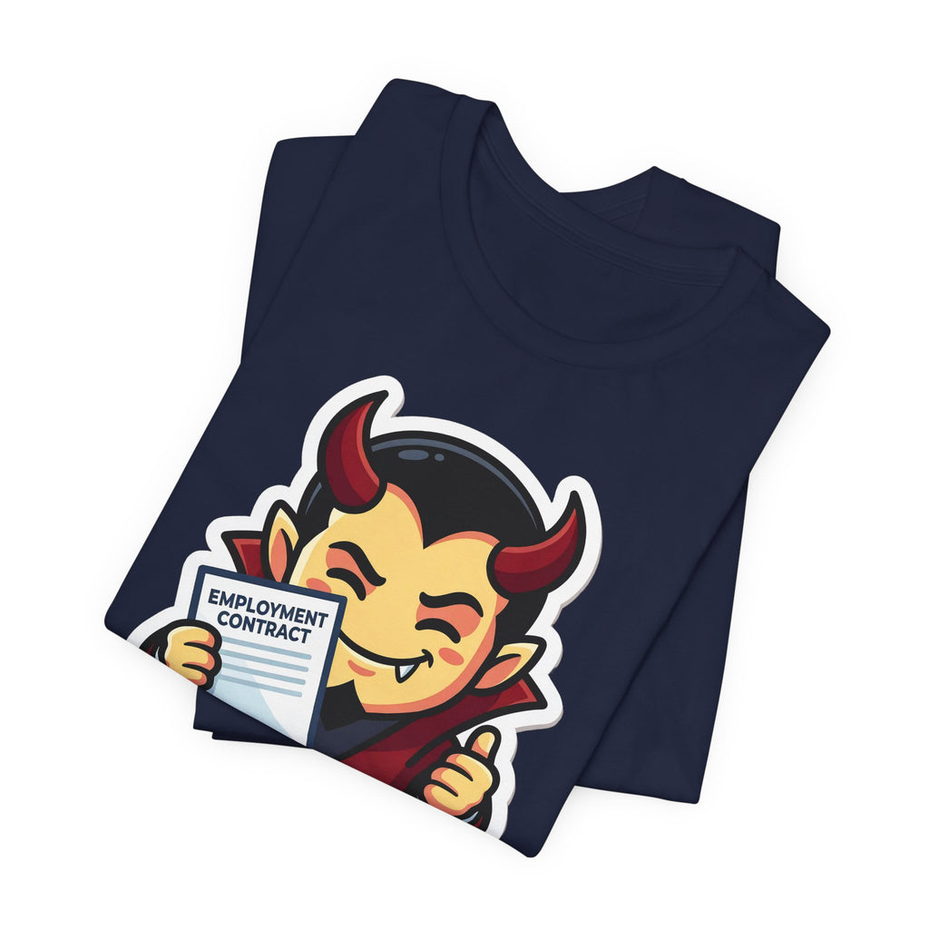 WELCOME TO THE TEAM. — Corporate Devil Tee · Funny Office Humor Shirt