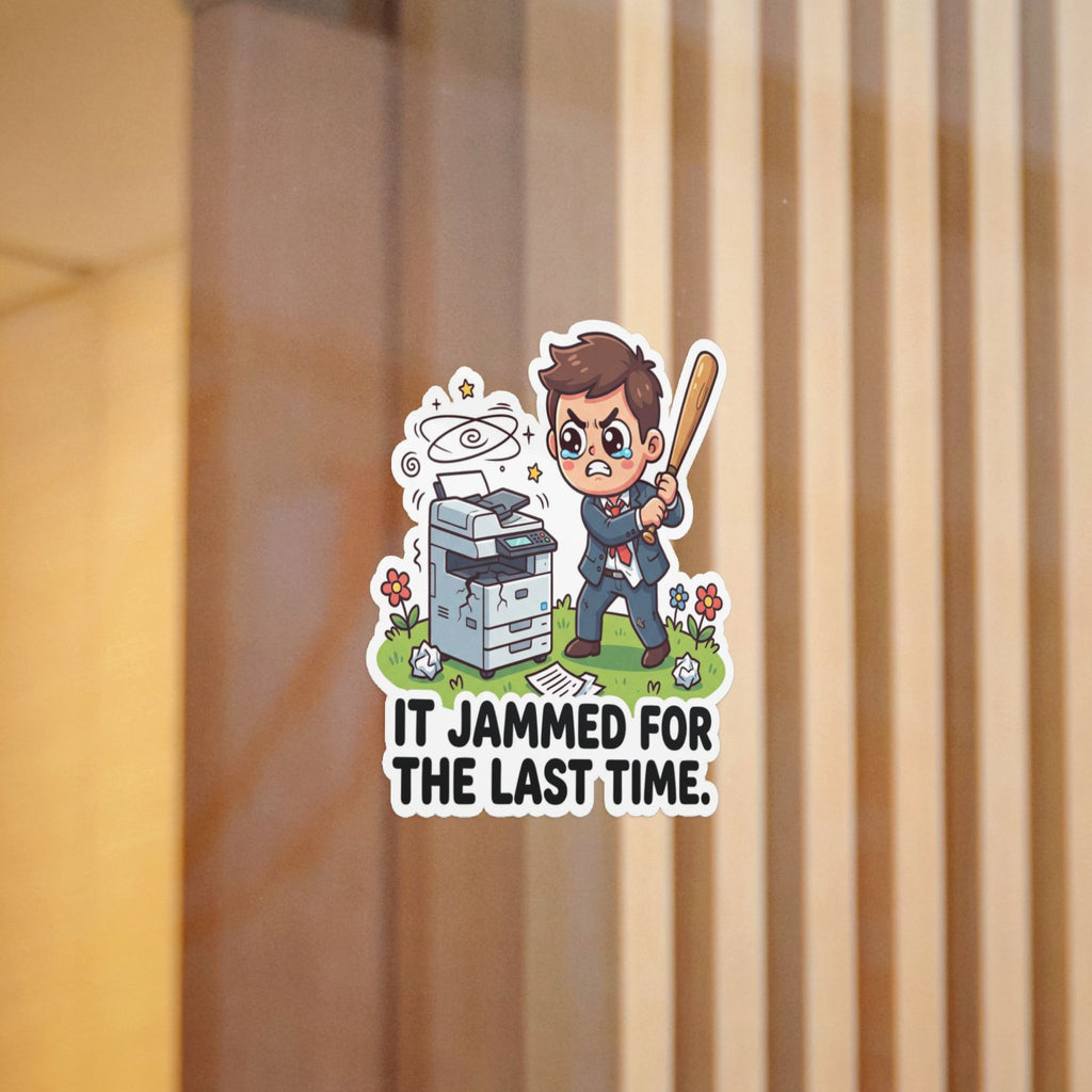 PRINTER EXECUTION. — Printer Execution Die-Cut Sticker · Office Humor