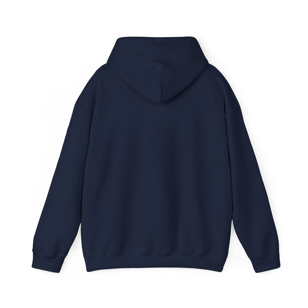 I WASN'T BUILT FOR THIS. — Stressed Robot Hoodie (Amber) · Funny Office Humor Sweatshirt