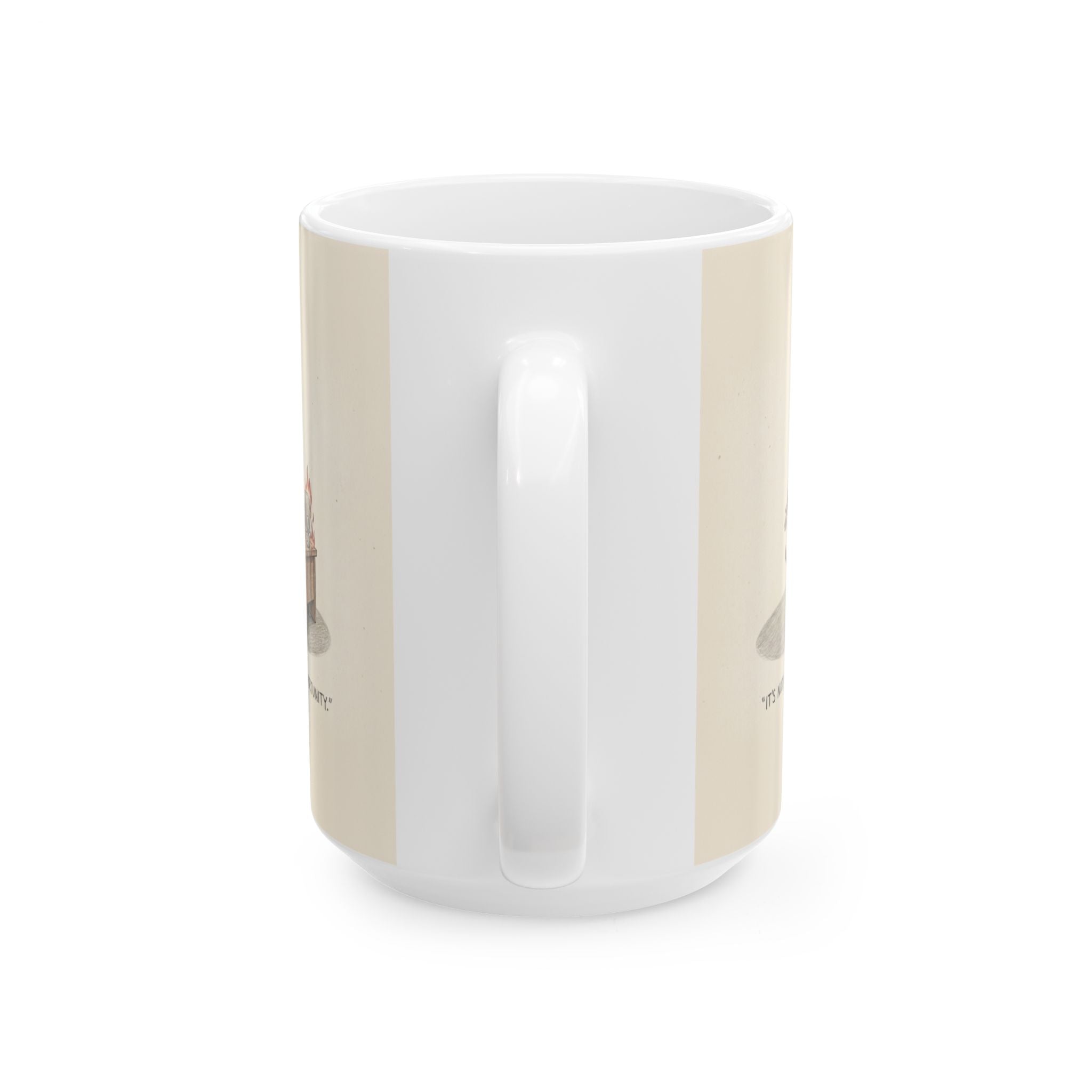 It's Not Hell It's a Growth Opportunity Ceramic Coffee Mug — Funny Corporate-Speak Office Mug (11oz, 15oz)